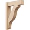 Ekena Millwork 6-in W x 20-in D x 28-in H Funston Block Rough Cedar Woodgrain TimberThane Outlooker, Primed Tan OUTUR060X20X28FST44RCPR - alternate 1